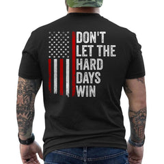 Men's Inspirational American Flag Graphic Tee