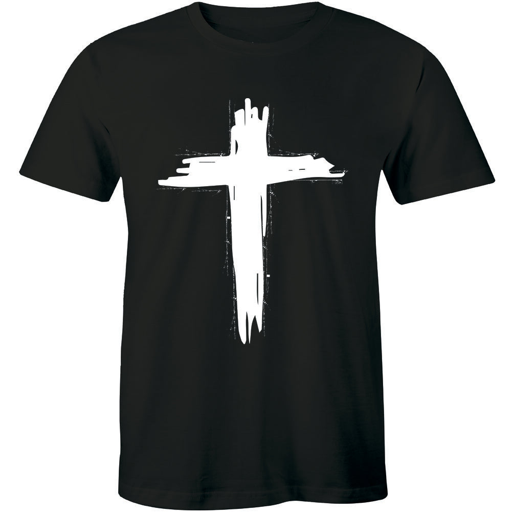 Men's "Faith Over Fear" Minimalist Motivational Graphic T-Shirt Men's Uplifting Resilience Quote Casual Tee