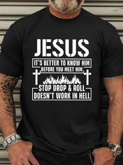 Jesus It's Better To Know Him Funny Christian Graphic T-Shirt