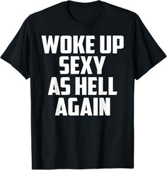 Men's Playful Confidence Quote Graphic T-Shirt Men's Humorous Self-Appreciation Casual Tee