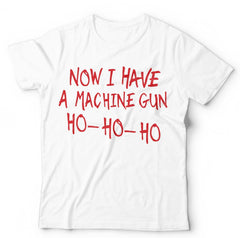 Now I Have A Machine Gun T Shirt Christmas Xmas Festive