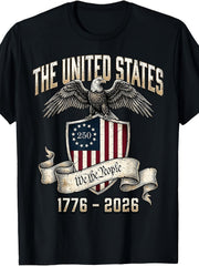 USA 250 Years We The People 1776-2026 Patriotic Anniversary T-Shirt