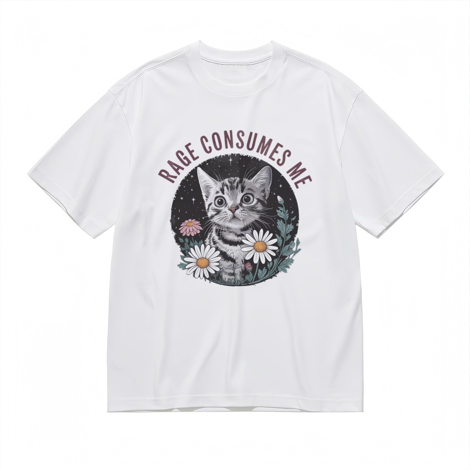 Comfy Classic T-Shirt Cat lover graphic tee