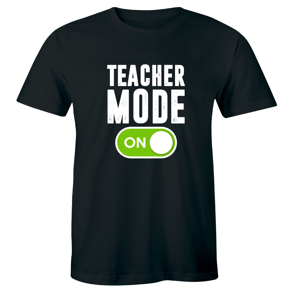Men's Teacher Mode On Graphic T-Shirt Men's Educator Teaching Theme Casual Tee