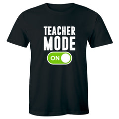 Men's Teacher Mode On Graphic T-Shirt Men's Educator Teaching Theme Casual Tee
