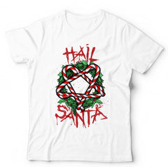 Christmas Santa T Shirt Unisex  Funny Gothic  Punk Xmas Festive