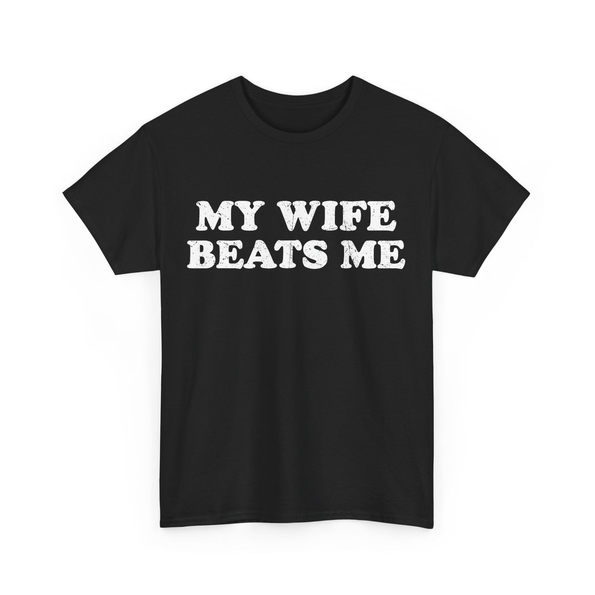 Men's Comedic Marriage Humor Graphic T-Shirt Men's Lighthearted Husband Quote Casual Tee