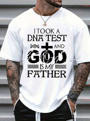 I Took A DNA Test God Is My Father T-Shirt Christian Faith Funny Graphic
