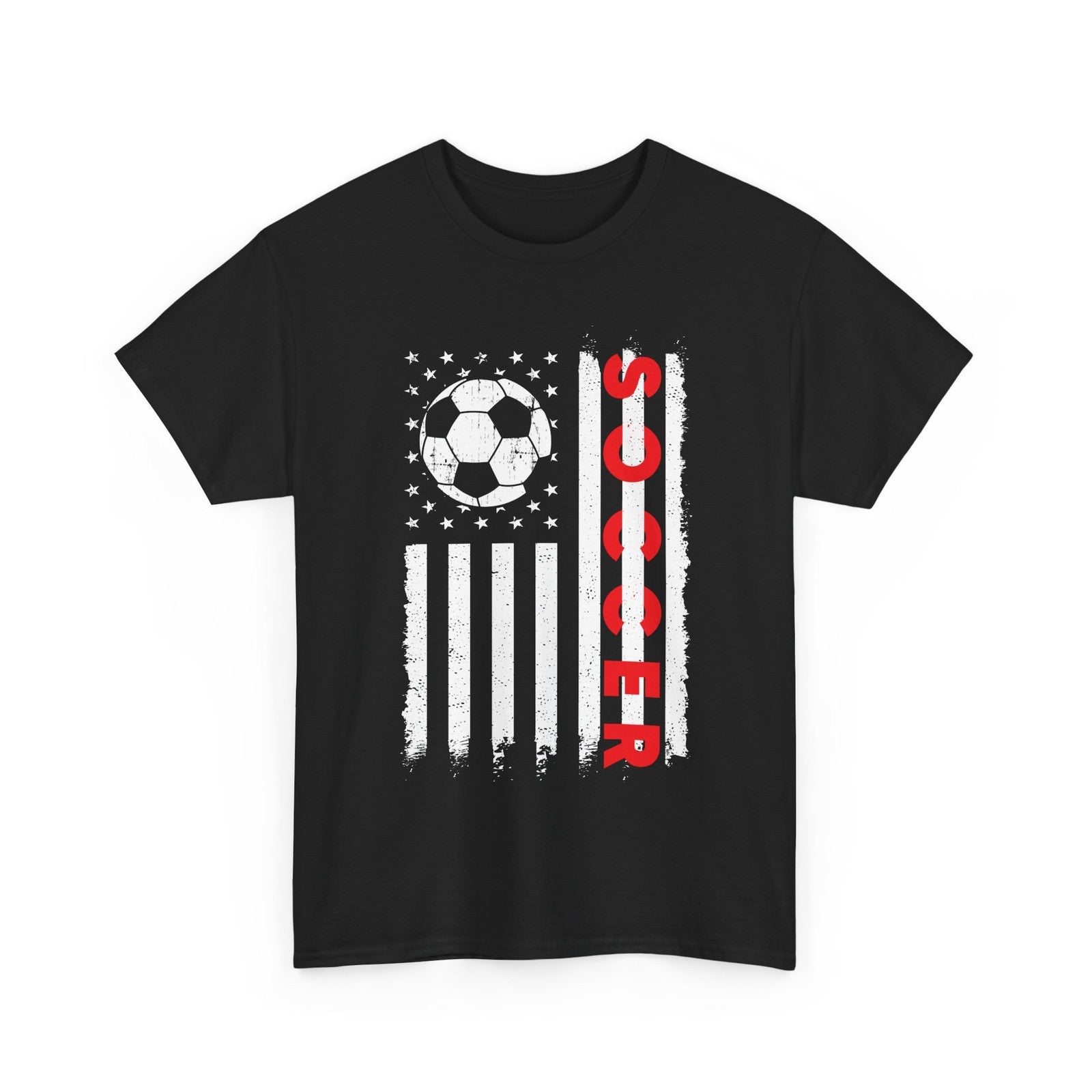 Soccer USA Flag T-Shirt, Soccer Player Sports Soccer Lovers Women Men Shirt