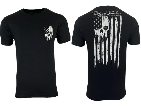 Howitzer Style Men's T-Shirt - Defend Freedom Military Grunt Graphic Tee