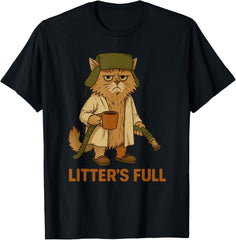 Litter’s Full Funny Cat Lovers Christmas Xmas Funny Unisex T-Shirt