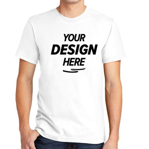 DIYANYONE Upload Your Photo Heavyweight Cotton T-Shirt